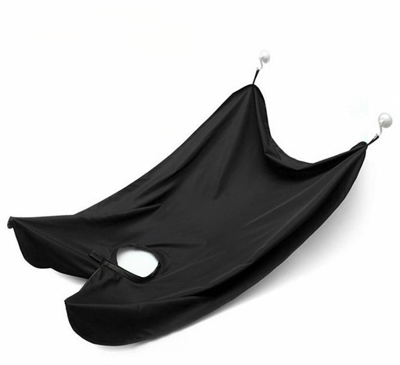 Barber Cape Black, Apron for Shaving & Beard Collection
