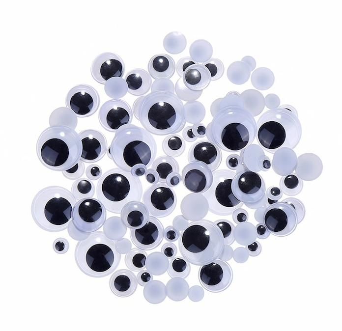 Pipe Cleaners Craft Kit with Moving Eyes and Balls, MultiColor