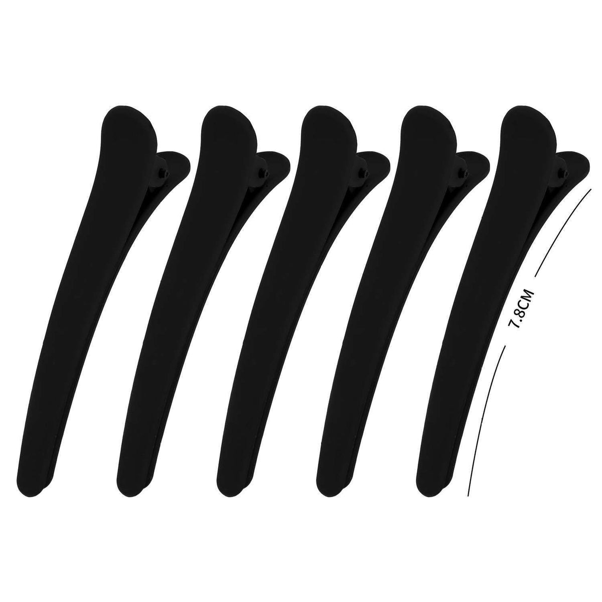 10x Professional Hair Clips for Salons & Home Use, Black