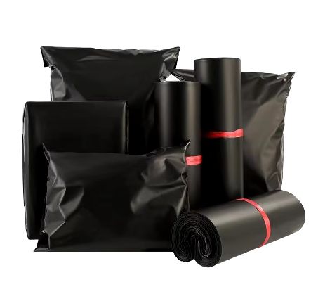 100pcs Black Mail Bags, 20 x 30cm