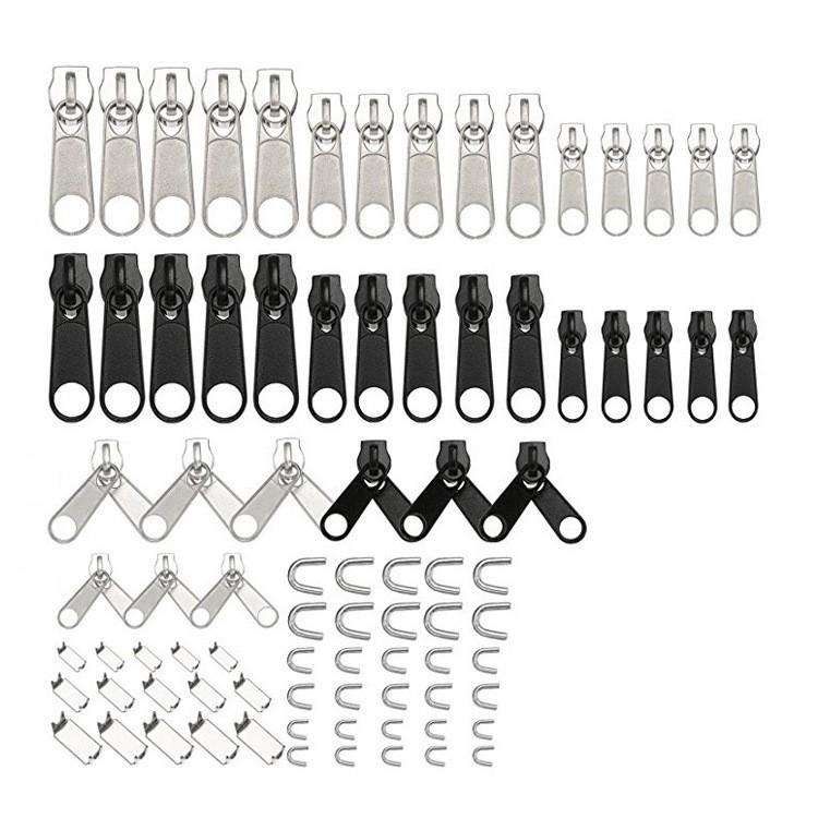 84 Pieces Universal Zipper Replacement Repair Kit, MultiColor