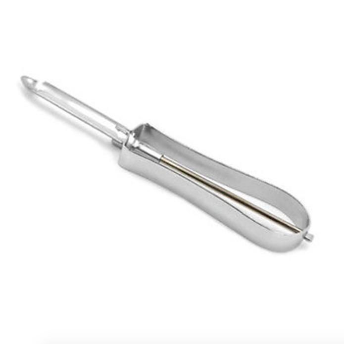 Stainless steel potato peeler and fruit peeler, Silver