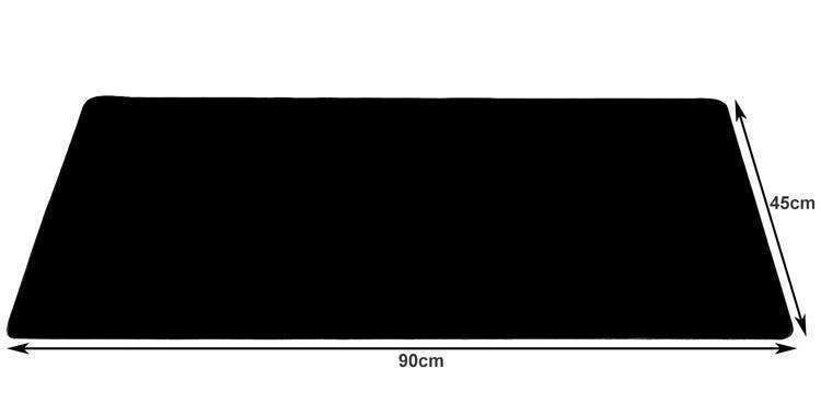 XXL Mouse Pad, 90x45cm, Black Desk Pad