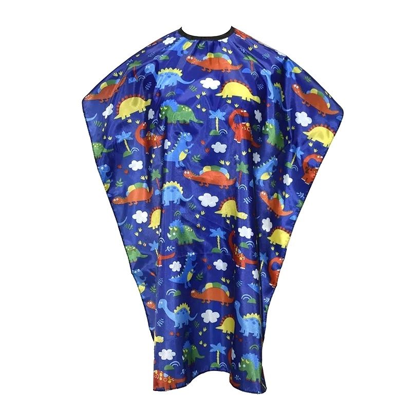 Kids Hairdressing Cape Protective Comfortable Fun Design, MultiColor