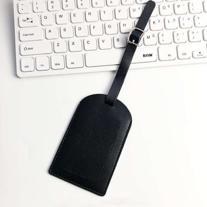 Luggage tag Black, Address tag Bag marking