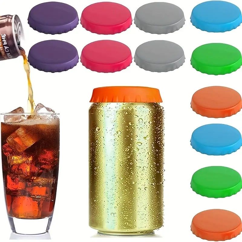 2pcs Silicone Caps Leakproof Jar Lid, MultiColor