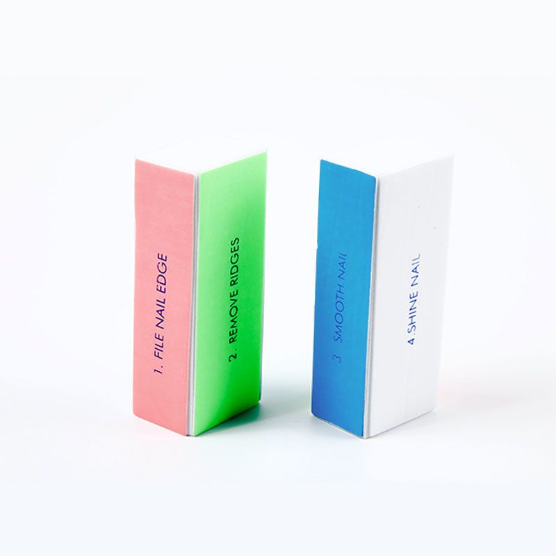 4 in 1 Nail Buffer File for Polishing and Filing, Multi Color