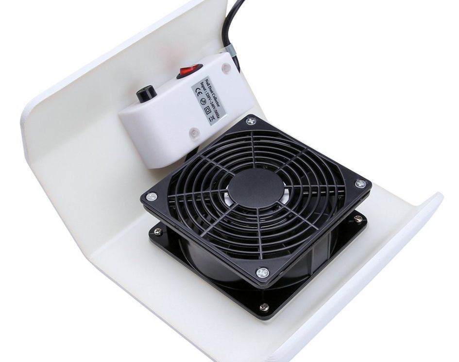 Powerful Dust Collector for Manicure and Nail Filing, White