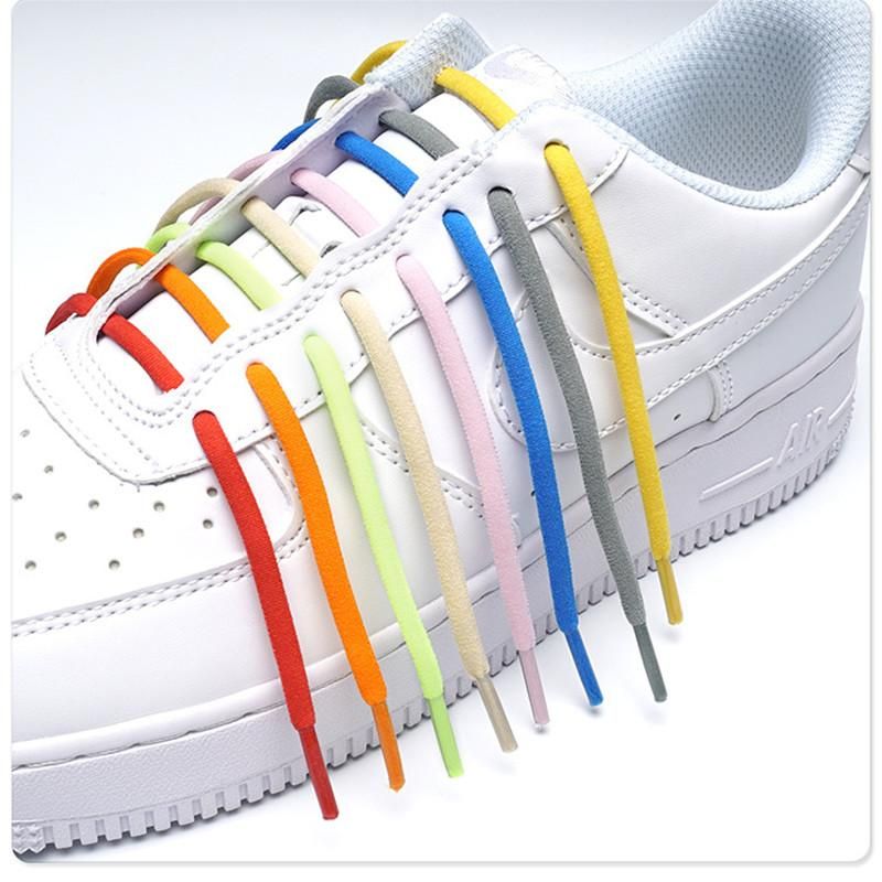 Black No-Tie Elastic Shoelaces, one size, 1 pair