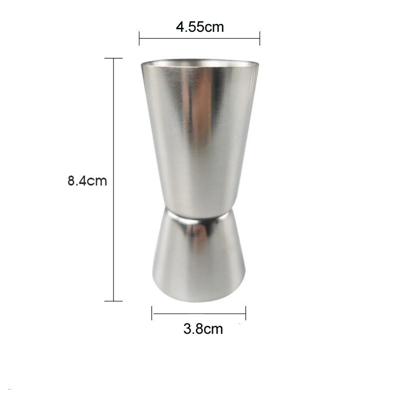 5 pcs Double Measuring Glass Cocktail Jigger, 30/60ml Black