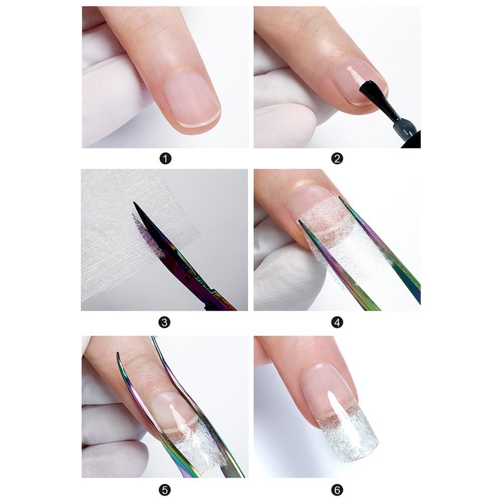 10 pcs mending fabric silk sheets