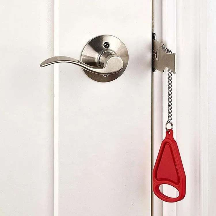 Portable Door Lock with Increased Security, MultiColor