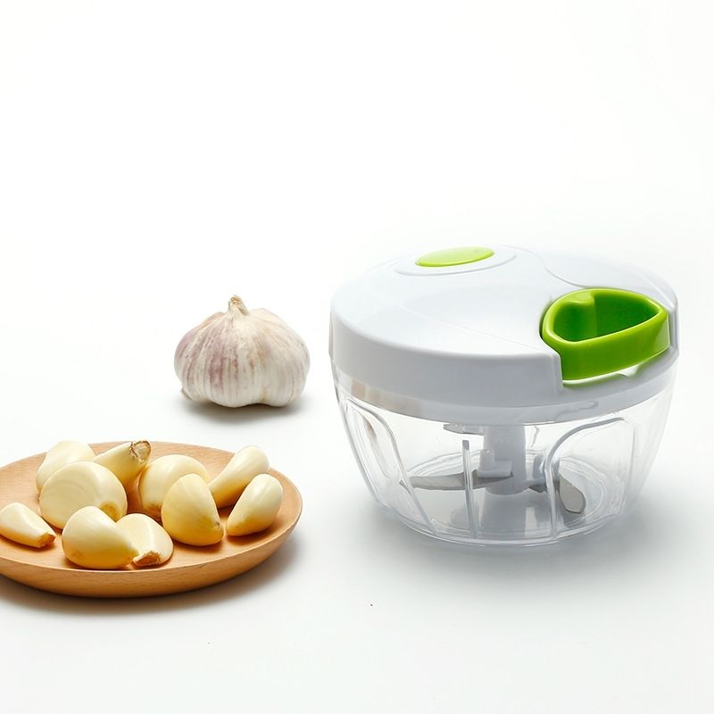 Onion Chopper 500 ml Manual Kitchen Helper, White