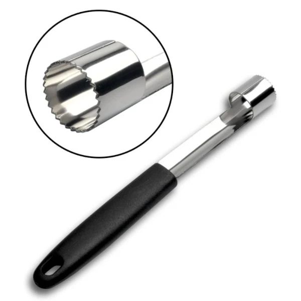 Stainless Steel Apple Corer, Silver - Easy and Efficient Core Removal