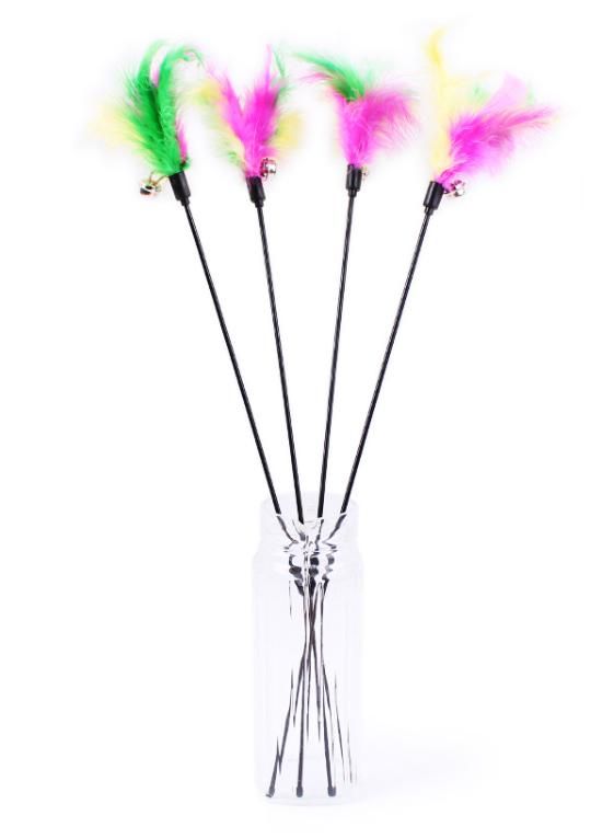 Cat Toy with Feathers and Bell