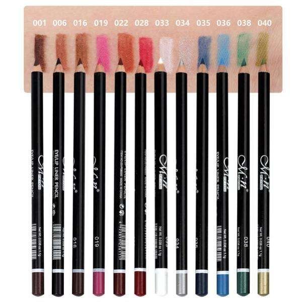 12pcs MultiColor Eyeliner Lipliner Eye Pencil Lip Pencil Makeup