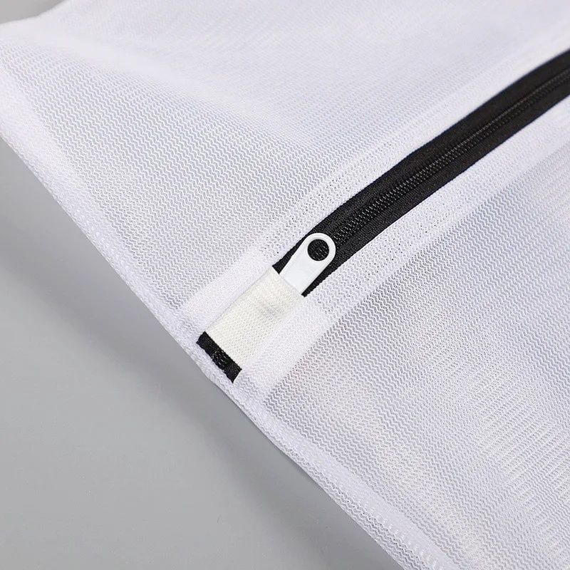 2pcs White Laundry Bags for Underwear, 40 x 50 cm