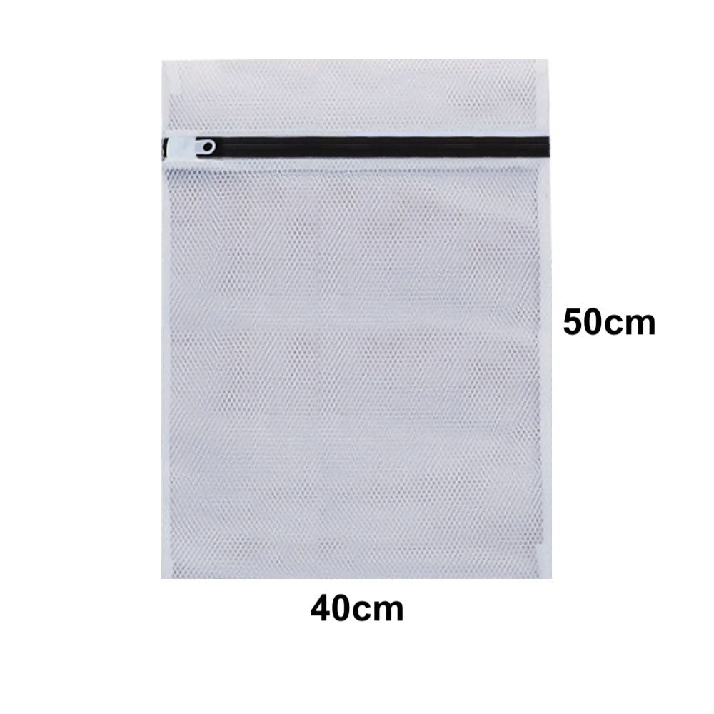 2pcs White Laundry Bags for Underwear, 40 x 50 cm