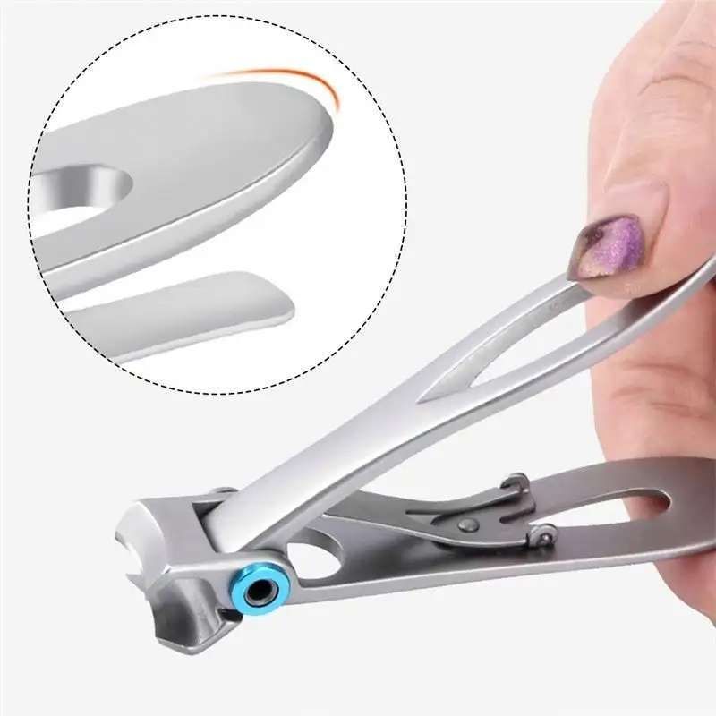 Nail Clippers for Thick Nails Silver, Avoid Complicated Trimming