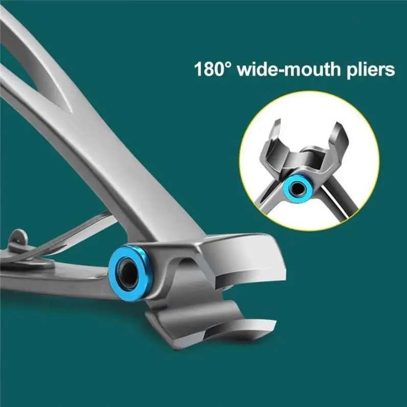 Nail Clippers for Thick Nails Silver, Avoid Complicated Trimming