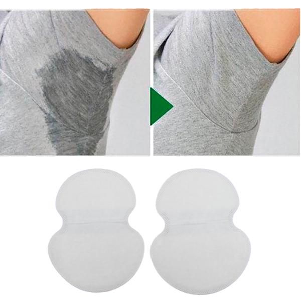 20 Self-Adhesive Sweat Shields, White