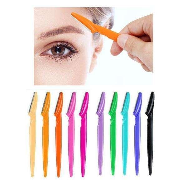 6-pack MultiColor Eyebrow Beard Knife Trimmer, 1.2mm