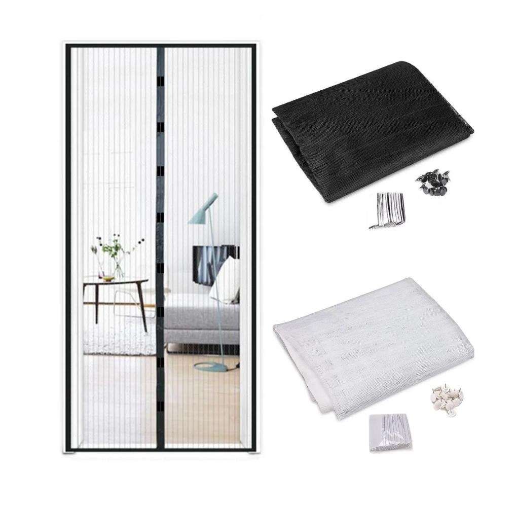 100x210cm White Insect Screen Door - Mosquito Net for Insect Protection