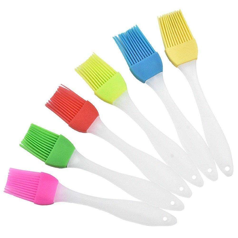 3-pack Silicone Cooking Brush, Bread Baking Brush, MultiColor