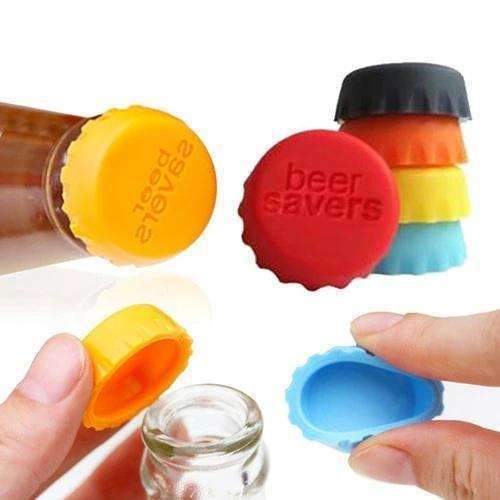 Beer saver vacuum sealer stopper, 6-pack, MultiColor for beer lovers