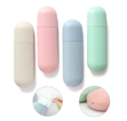 Toothbrush cover storage travel kit