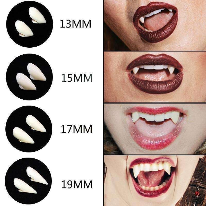 Vampire Teeth Halloween Costume Accessory, 19mm