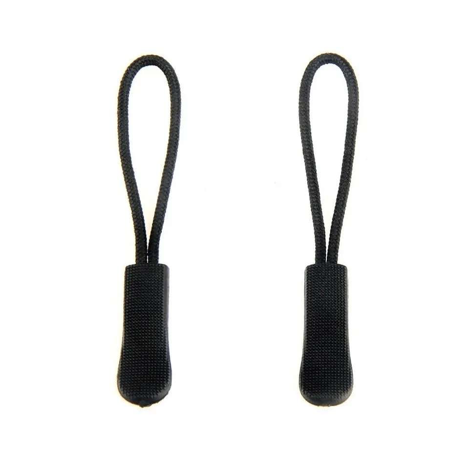 50-pack Black Replacement Zippers for Clothing, 6 inches