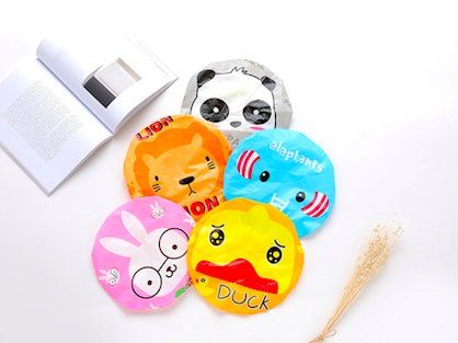 5PCS Waterproof Swimming Cap and Shower Cap