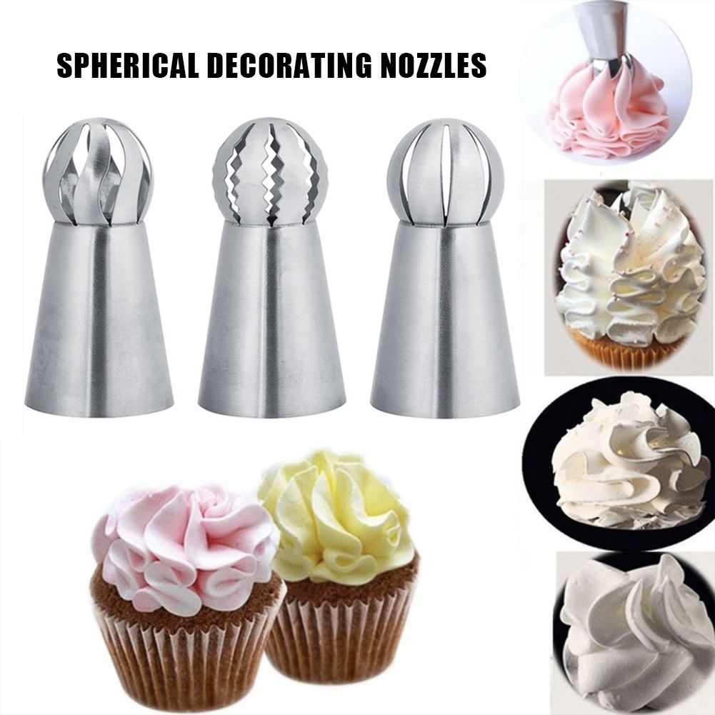 3pcs large liquor spouts stainless steel silver