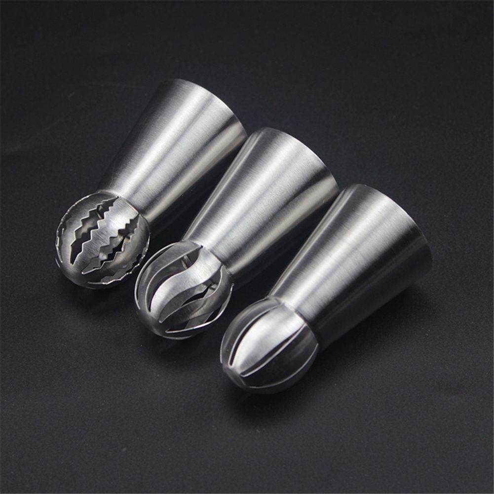 3pcs large liquor spouts stainless steel silver