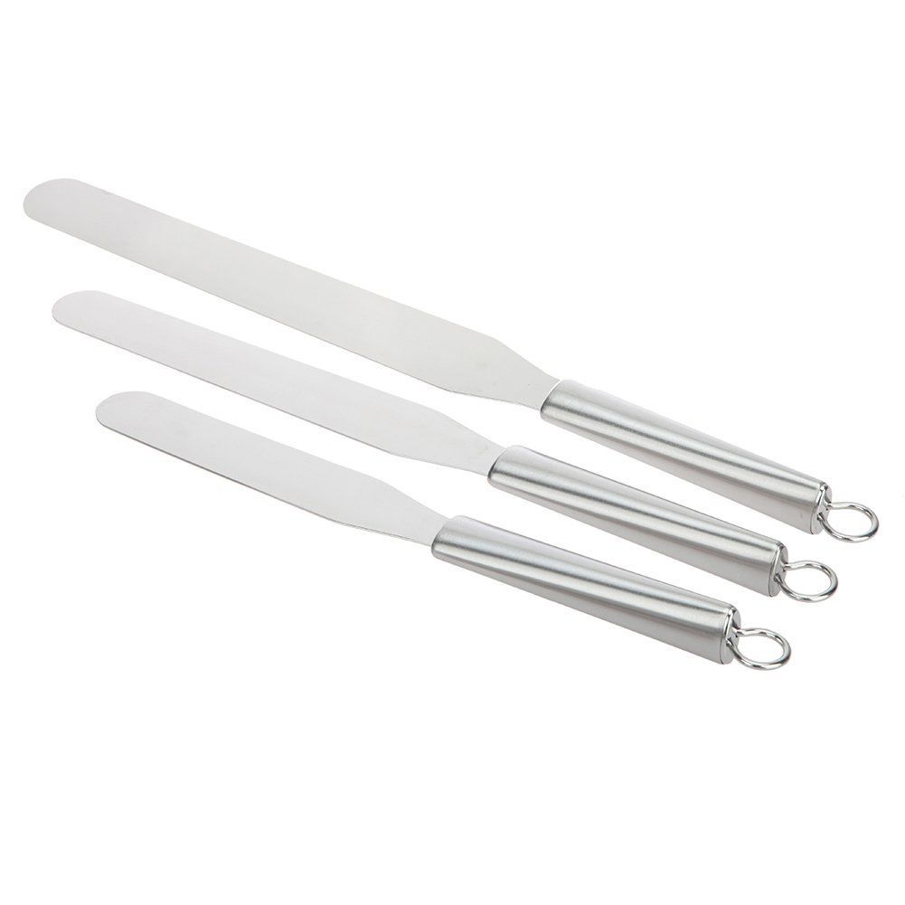 37.6cm Palette Knife Spatula Cake Decorations, Silver