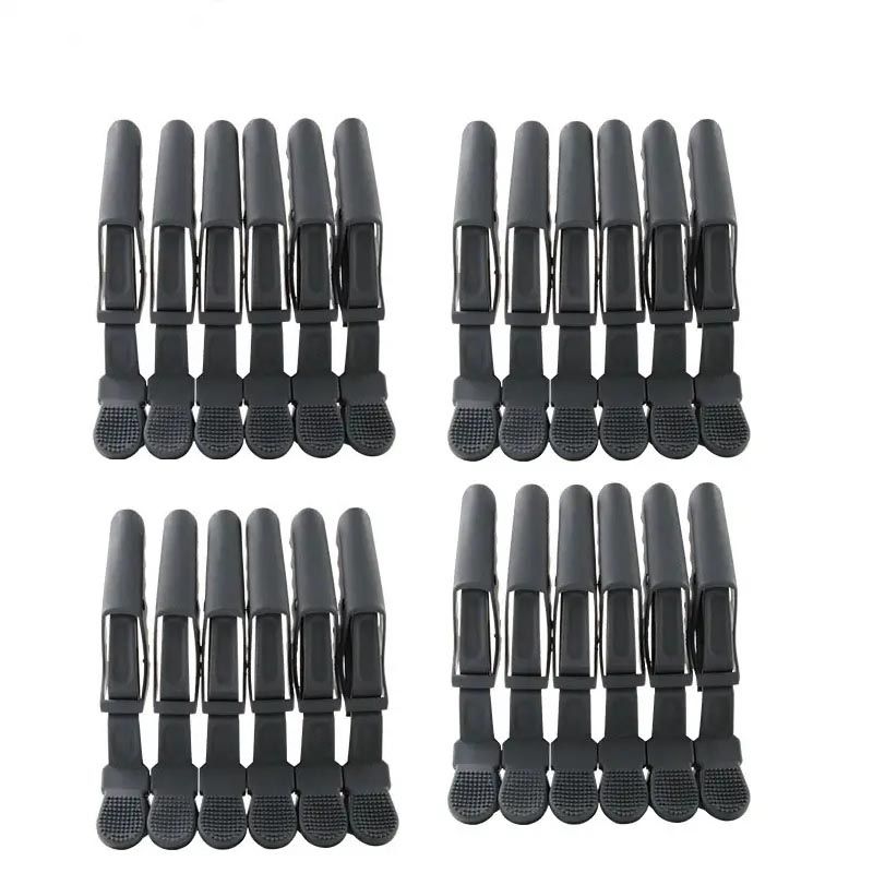 6pcs Hair Clips Crocodile Clip Hairdressing Clips, for Salon Styling