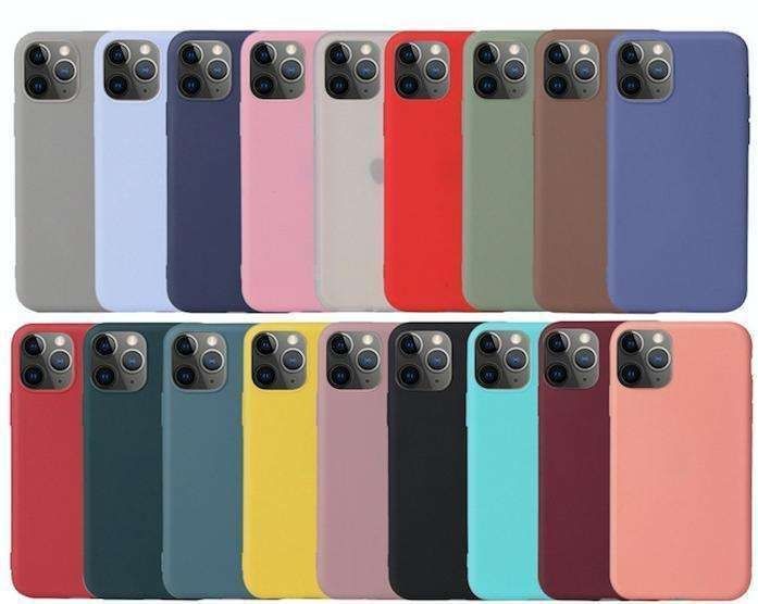 iPhone 14 Case Matt TPU Shell Azure Blue, Compatible with Apple