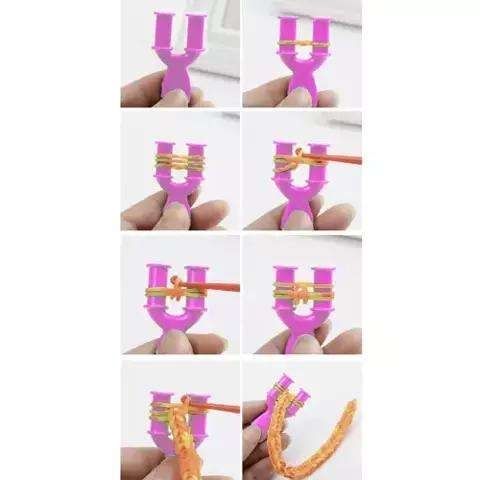1500 rubber bands DIY loom bands kit, Multicolor