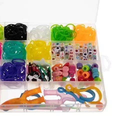 1500 rubber bands DIY loom bands kit, Multicolor