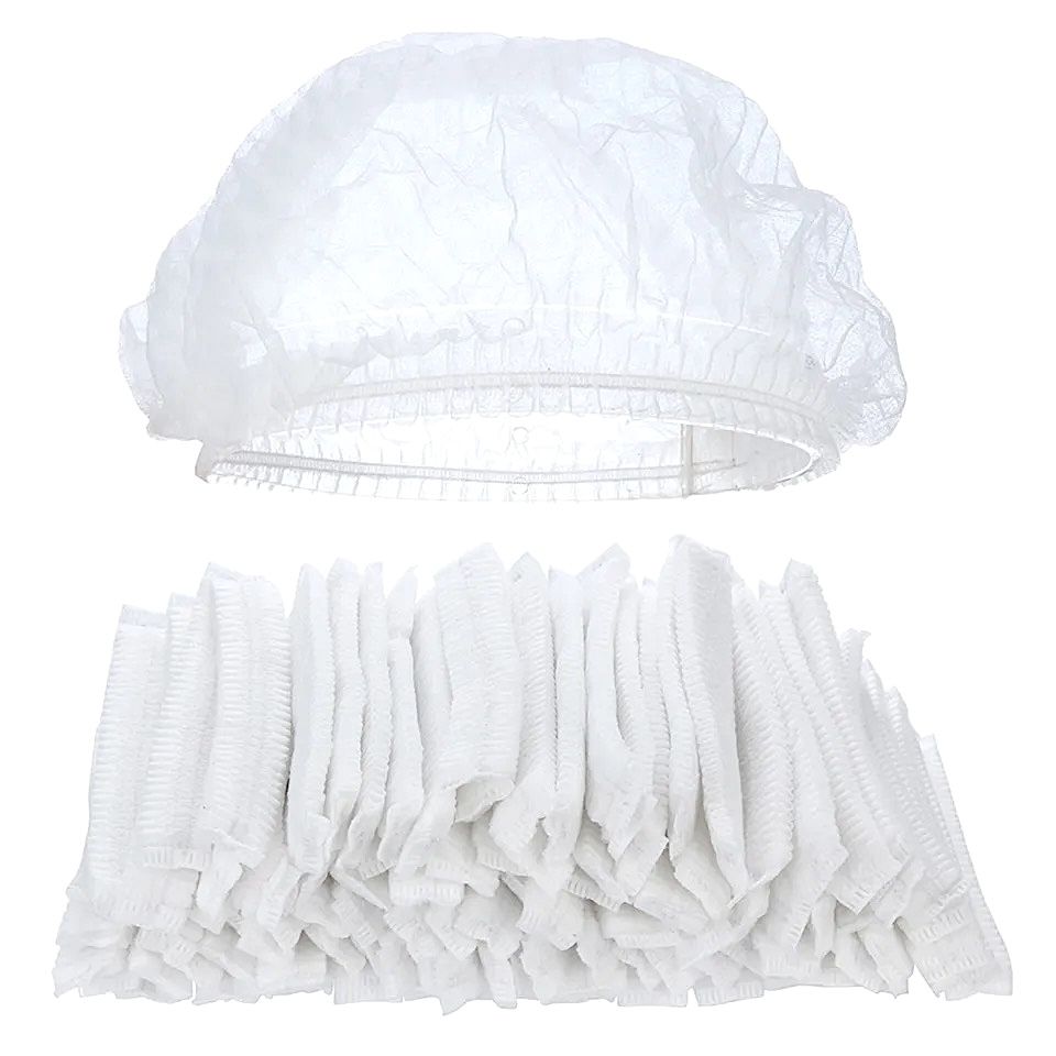 100-pack Elastic Food Covers, Transparent