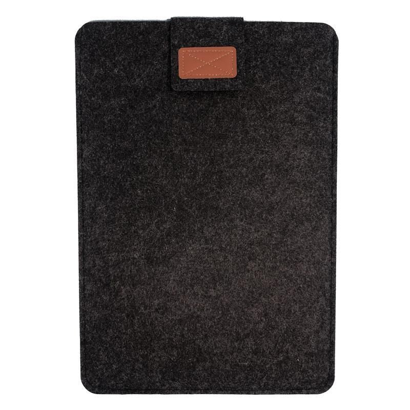 13-inch wool felt sleeve for MacBook Pro and Air, light gray