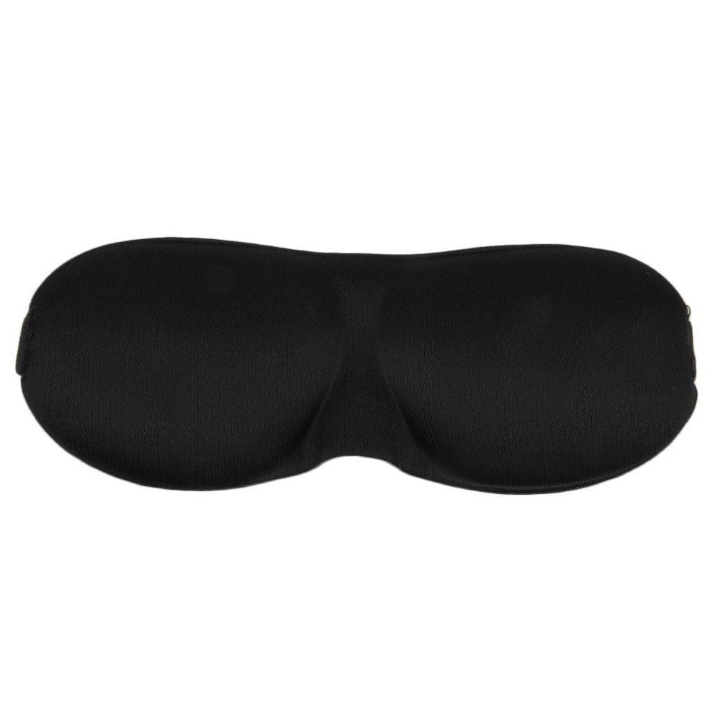 3D Sleep Mask Eye Mask Blindfold Black