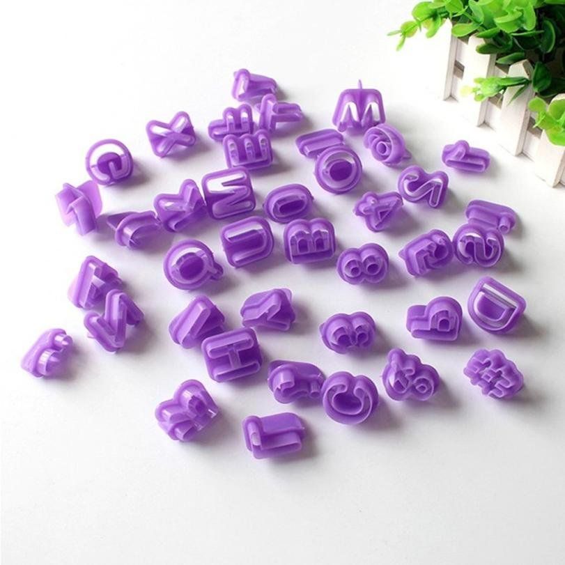 Alphabet Letter Number Cutters for Baking, 26 Characters, 3.5 cm