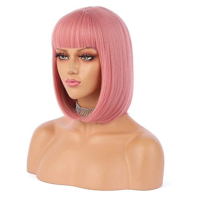 Brown Synthetic Wig for Party, Pride, Parades and Cosplay