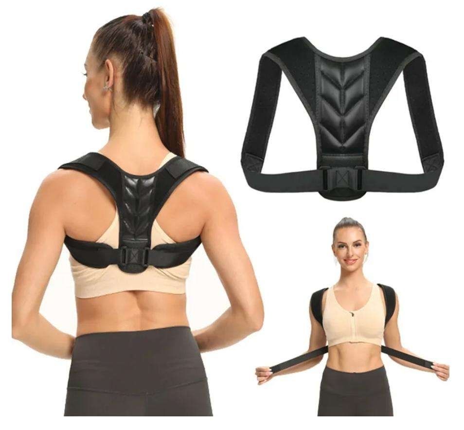 Posture correction vest in Black