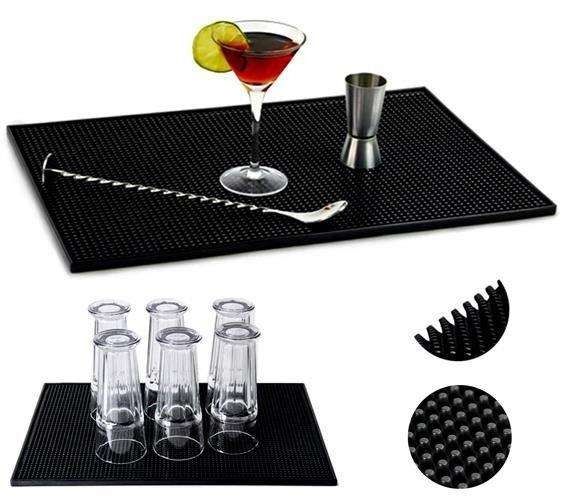 Black Dish Mat - Dish Rack, 45 x 30cm