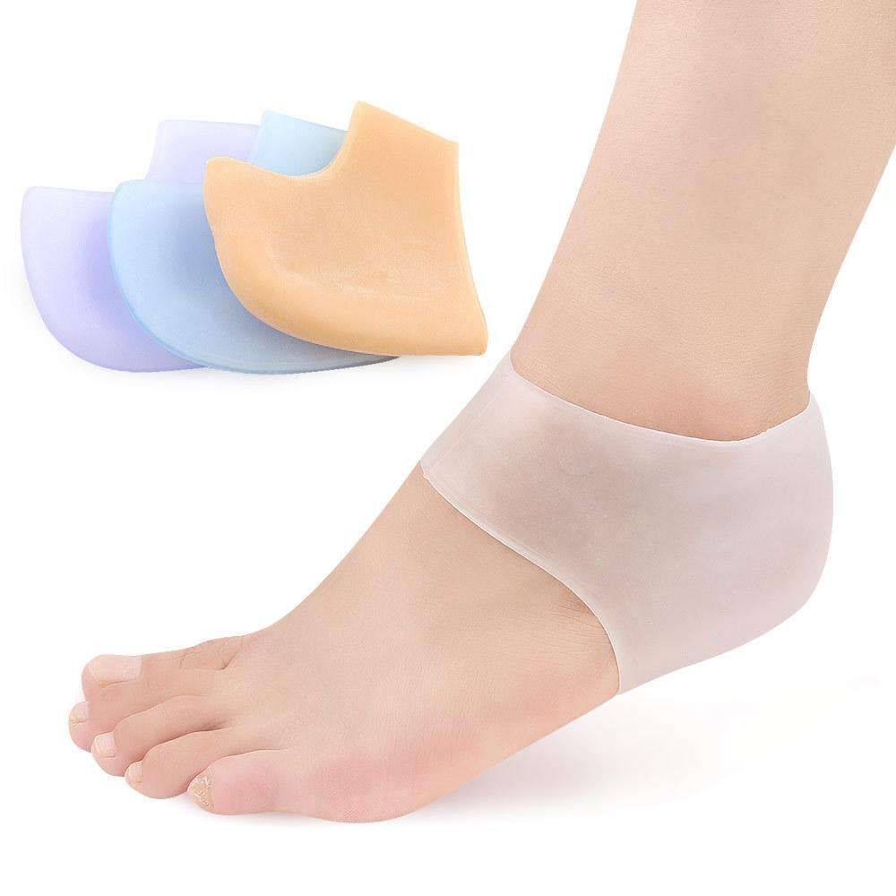 2-pack Transparent Silicone Heel Protectors, Shoe Inserts