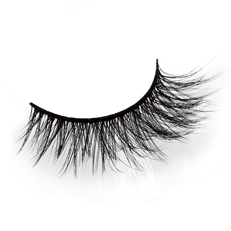 5-pair 3D faux mink false eyelashes G700, black