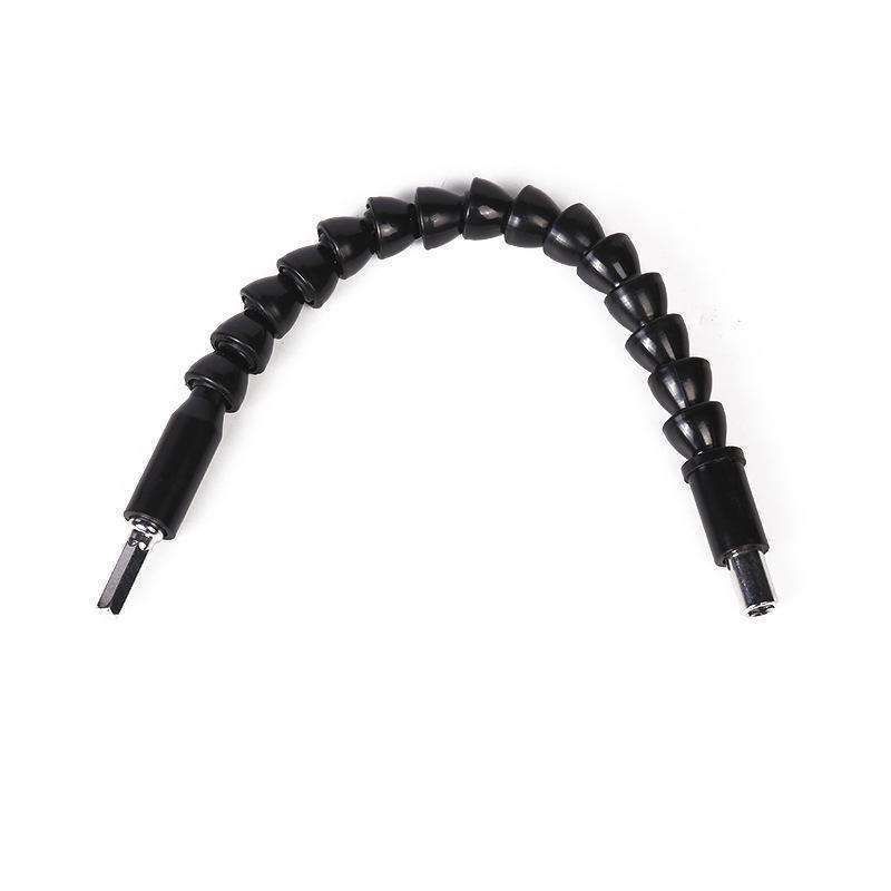Flexible Drill Extension Bit, 20cm, Black, Compatible with Drills & Screwdrivers